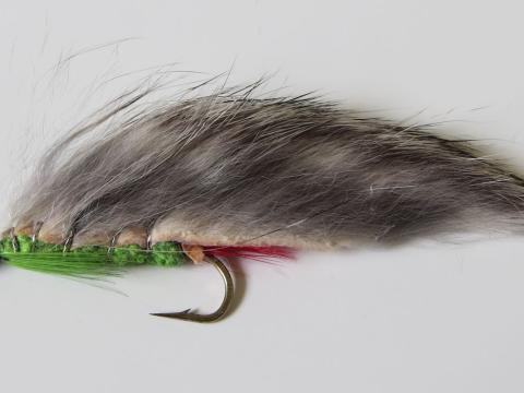 Green Rabbit Streamer Fly