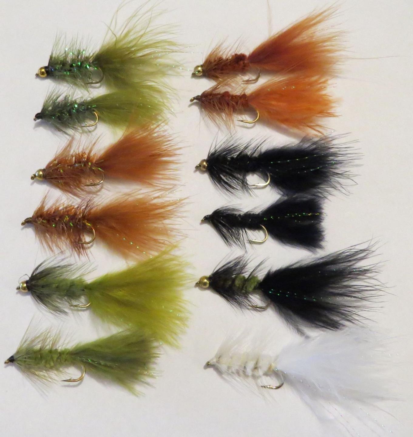 Woolly Bugger Trout Fly Pack - Feathergirl