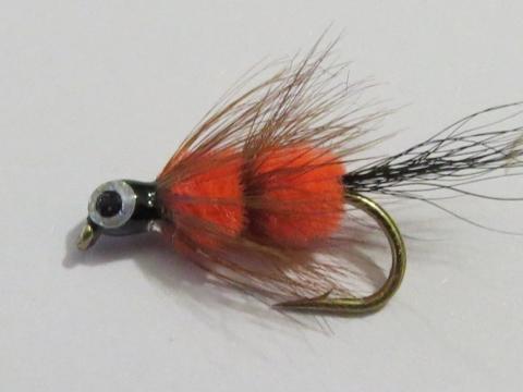 Epoxy-Eyed Short Shank Red Setter Jigging Fly