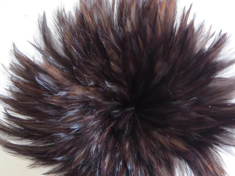 dark-chocolate-brown-rooster-hackle-strung-bulk