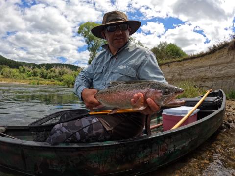 Campbell's big rainbow