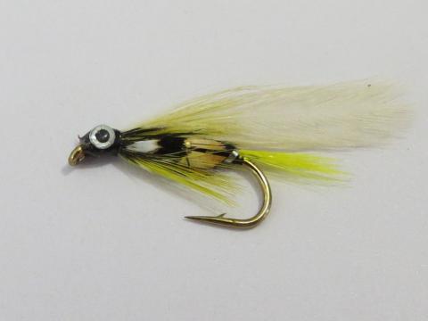 Black Ghost Short Shanked Epoxy Eyed Jigging Smelt