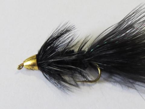 Cone head black woolly bugger