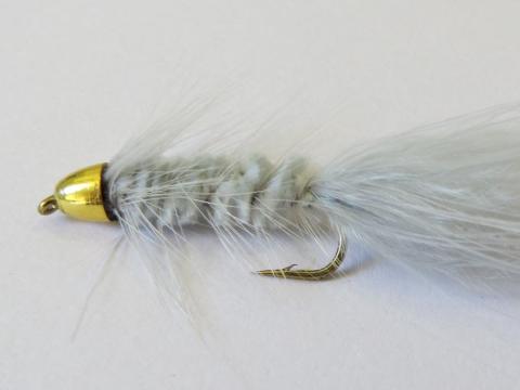 Cone head grey woolly bugger