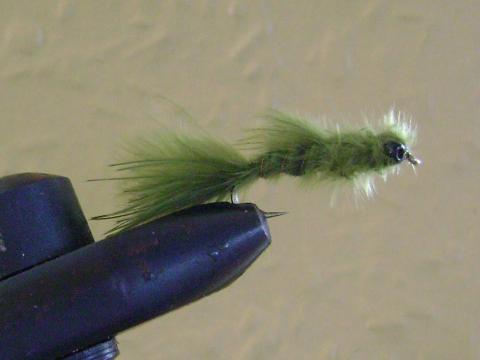 Olive Marabou Damsel Nymph